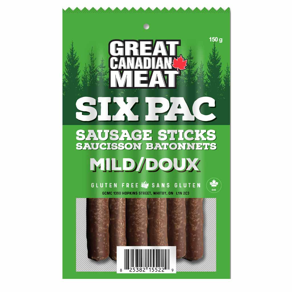 GCMC SAUSAGE STICKS MILD (6PK) 150G