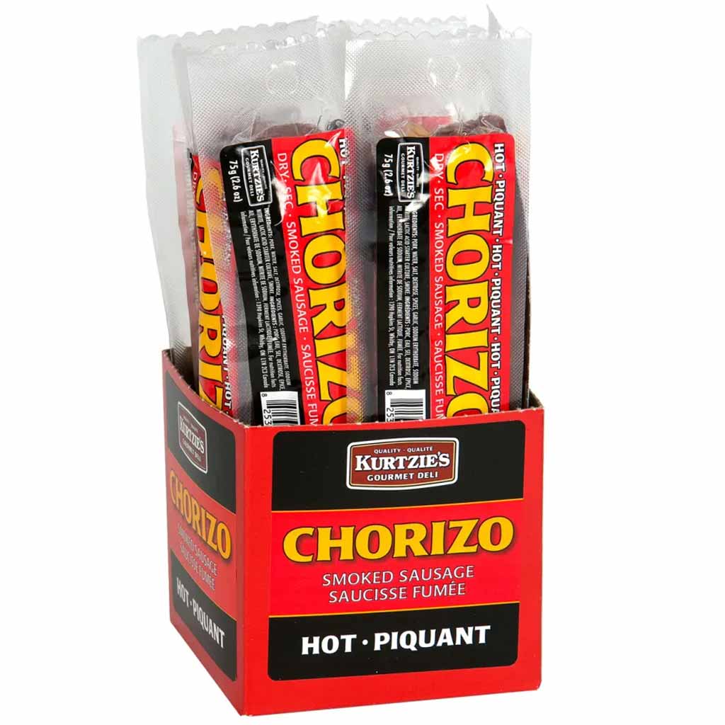 GCMC KURTZIES HOT CHORIZO SMOKED SAUSAGE 75G