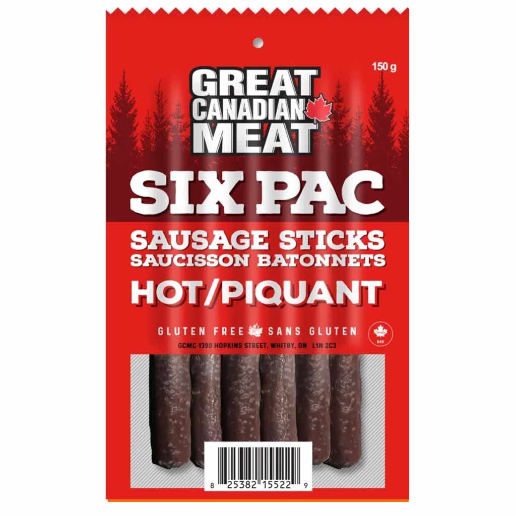 GCMC SAUSAGE STICKS HOT (6PK) 150G