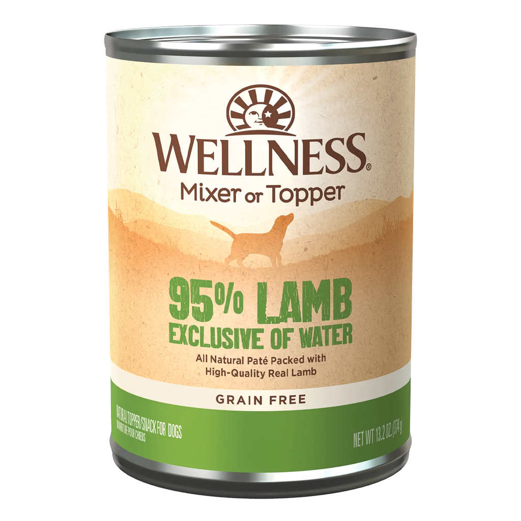 WELLNESS DOG CAN 95% LAMB 13.2OZ