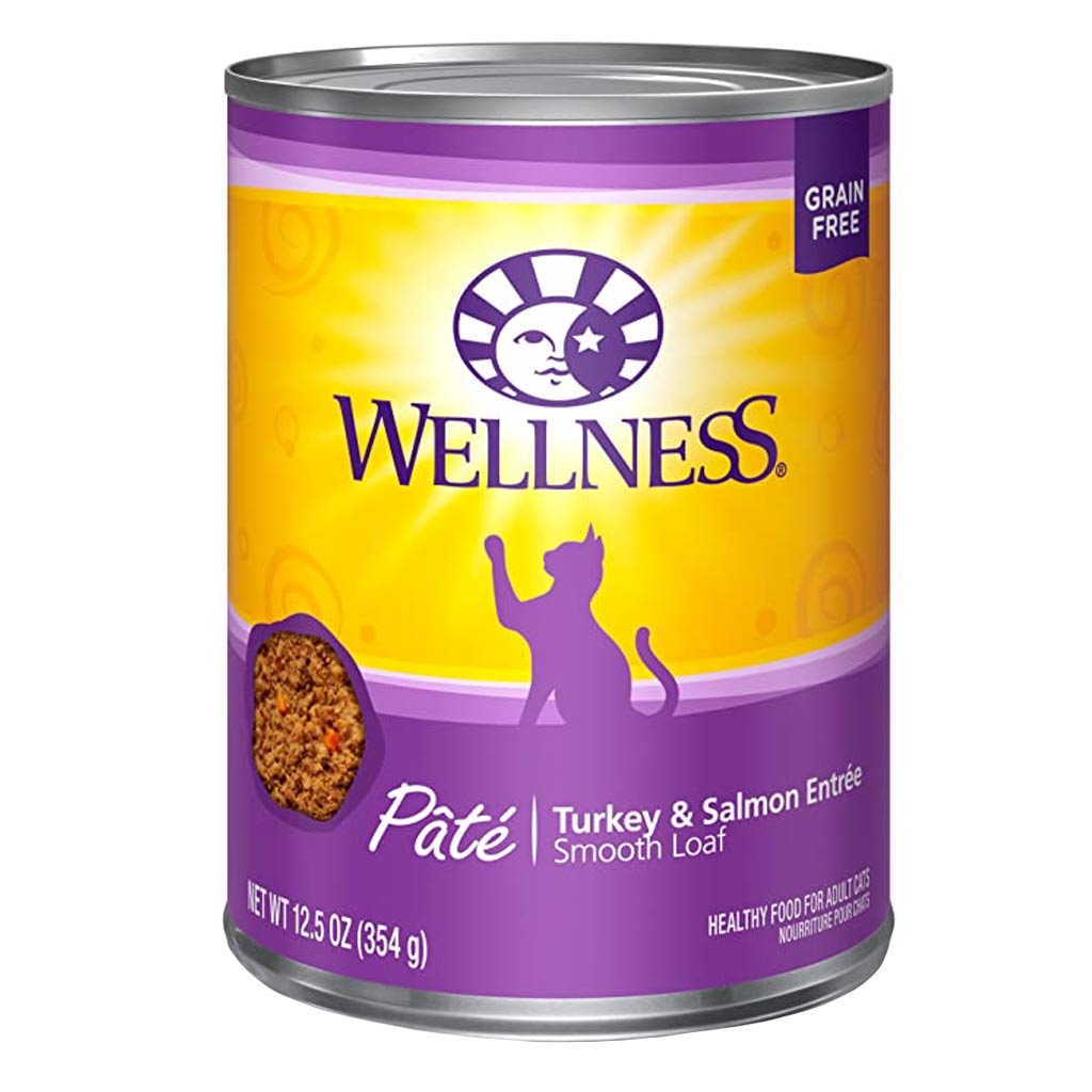 WELLNESS CAT COMPLETE HEALTH TURKEY &amp; SALMON PATE 12.5OZ