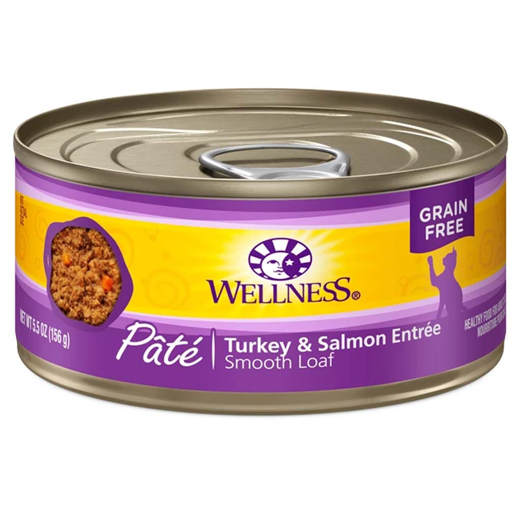 DMB - WELLNESS CAT COMPLETE HEALTH TURKEY &amp; SALMON PATE 5.5OZ