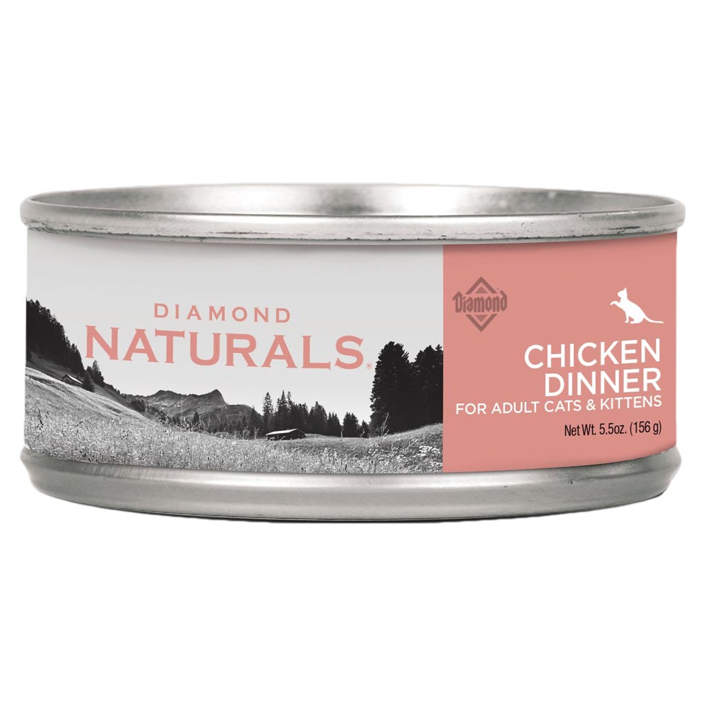 DMB - DIAMOND NATURALS CAT CHICKEN DINNER 5.5OZ