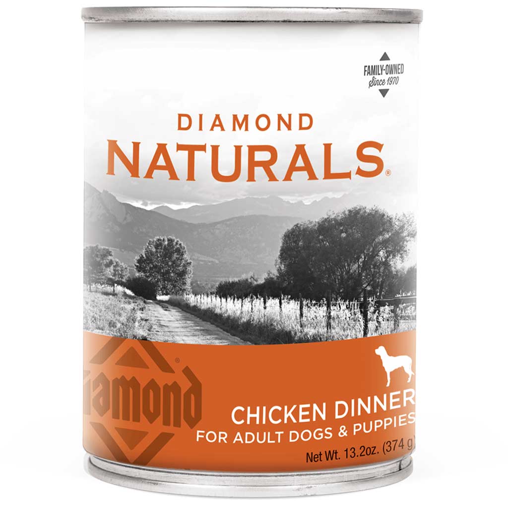 DMB - DIAMOND NATURALS DOG 13.2OZ CHICKEN DINNER CAN 