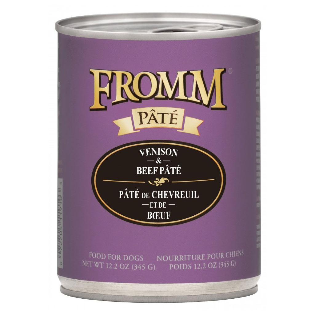 FROMM DOG GOLD VENISON & BEEF PATE 12.2OZ