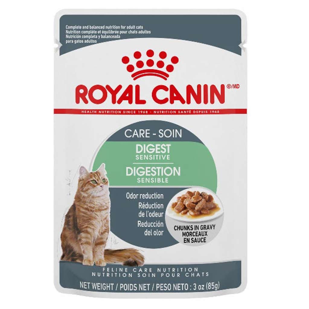 ROYAL CANIN CAT WET DIGEST SENSITIVE CHUNKS IN GRAVY 85G  