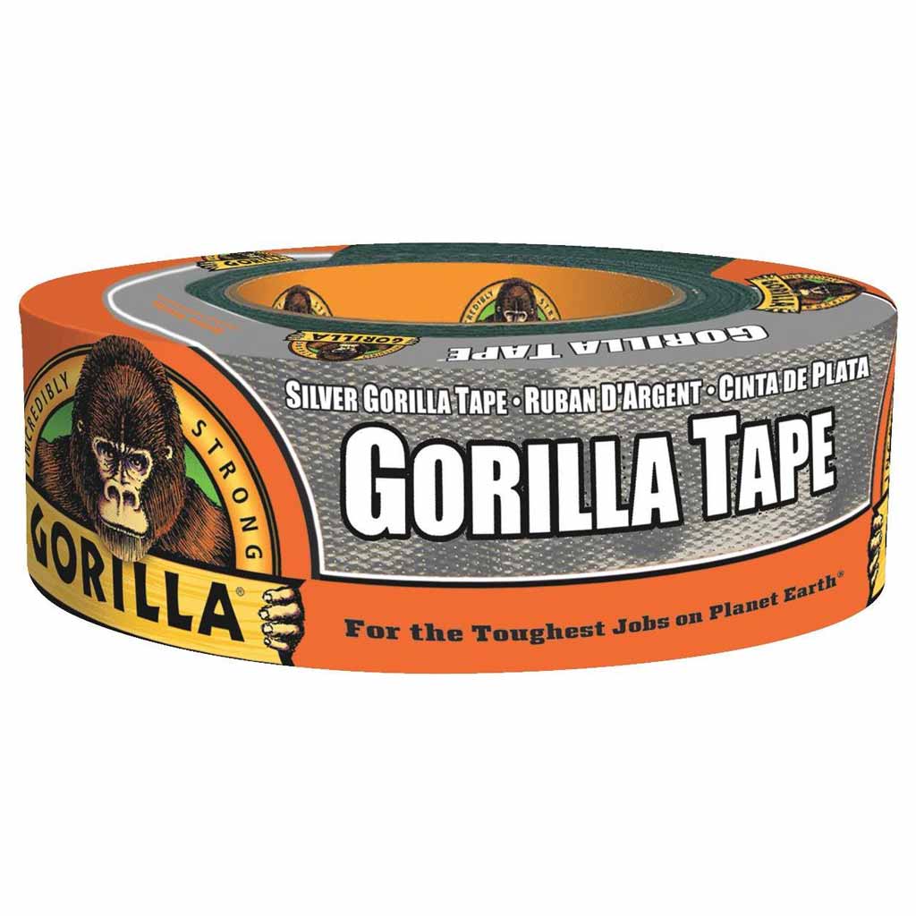 GORILLA DUCT TAPE SILVER 30YD X 1.88"