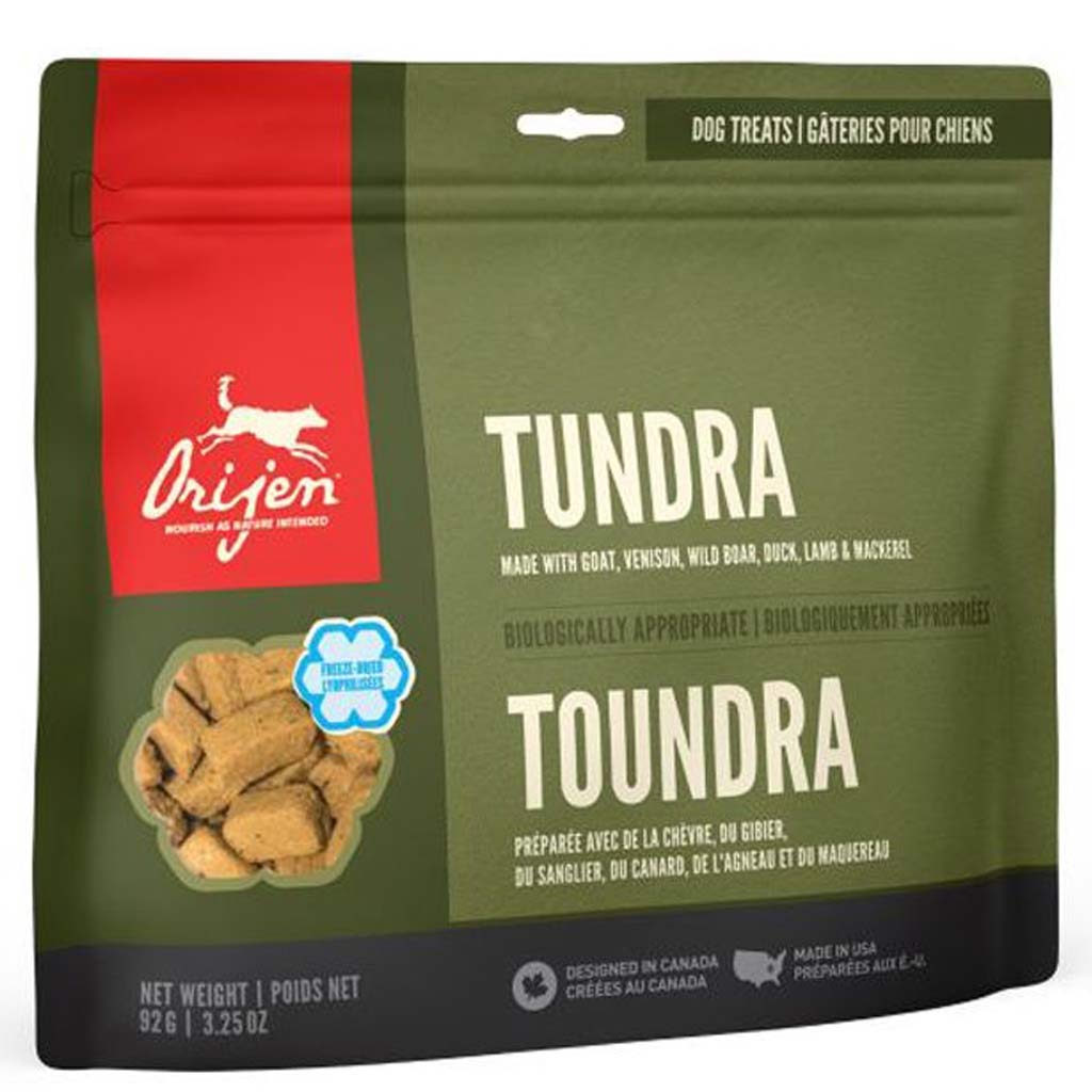 DMB - ORIJEN DOG TUNDRA FREEZE DRIED TREATS 92g