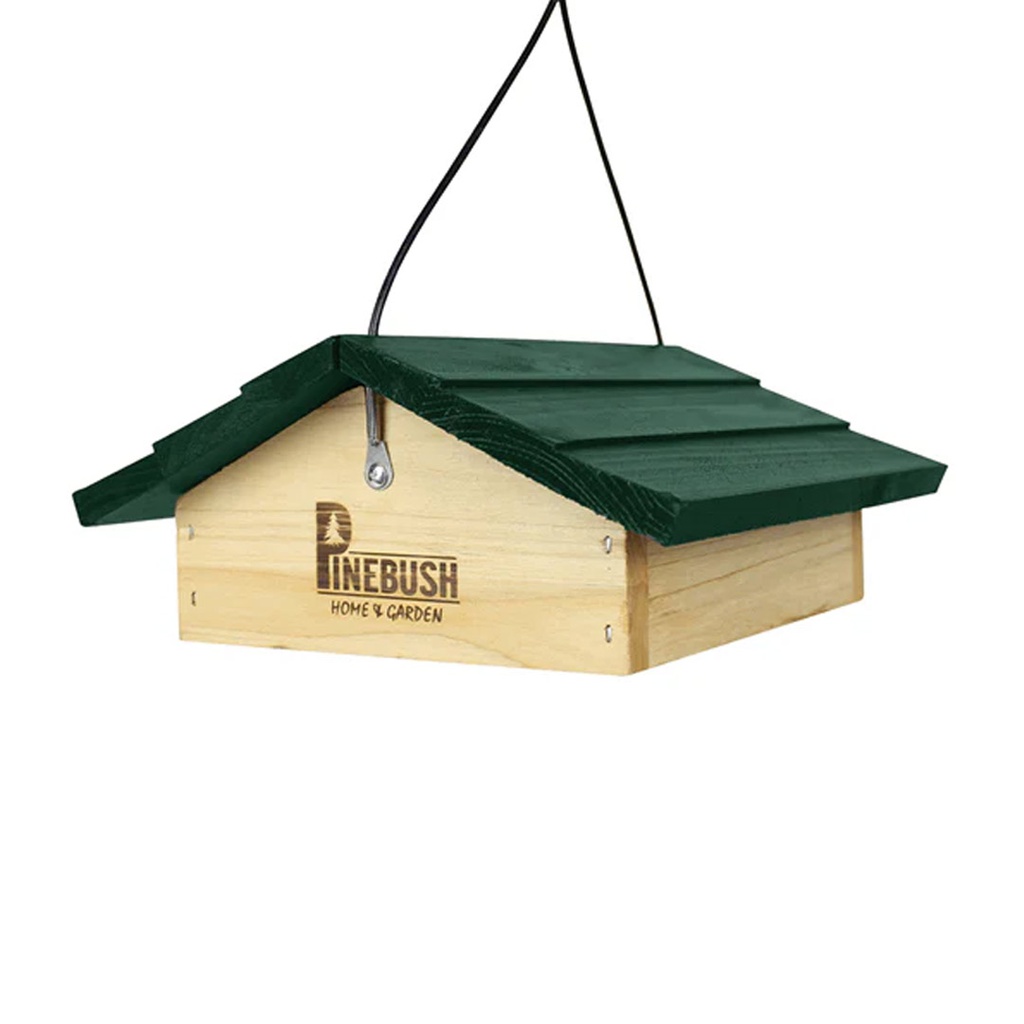 PINEBUSH MIXED SEED BACKYARD WOOD BIN FEEDER