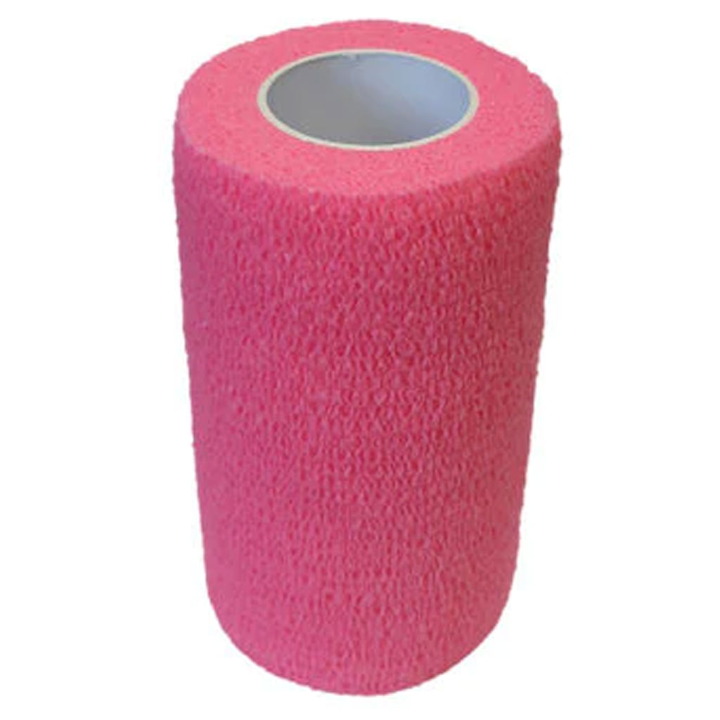 SILVERLINE COHESIVE BANDAGE PINK 4&quot;