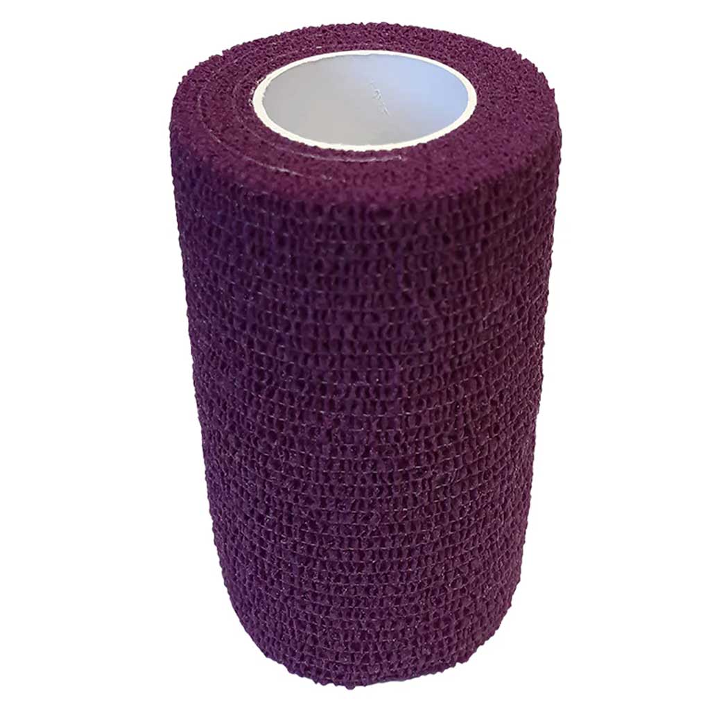 SILVERLINE COHESIVE BANDAGE PURPLE 4"