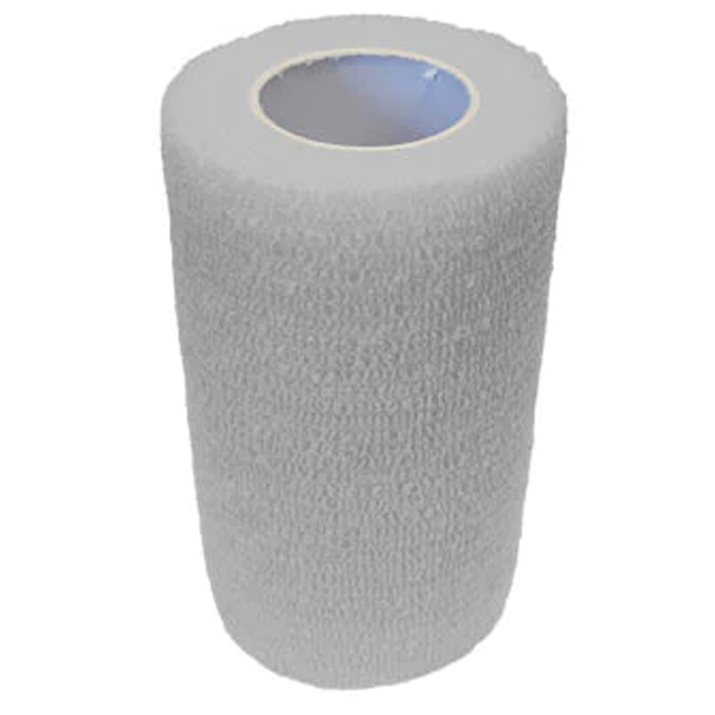 SILVERLINE COHESIVE BANDAGE WHITE 4"