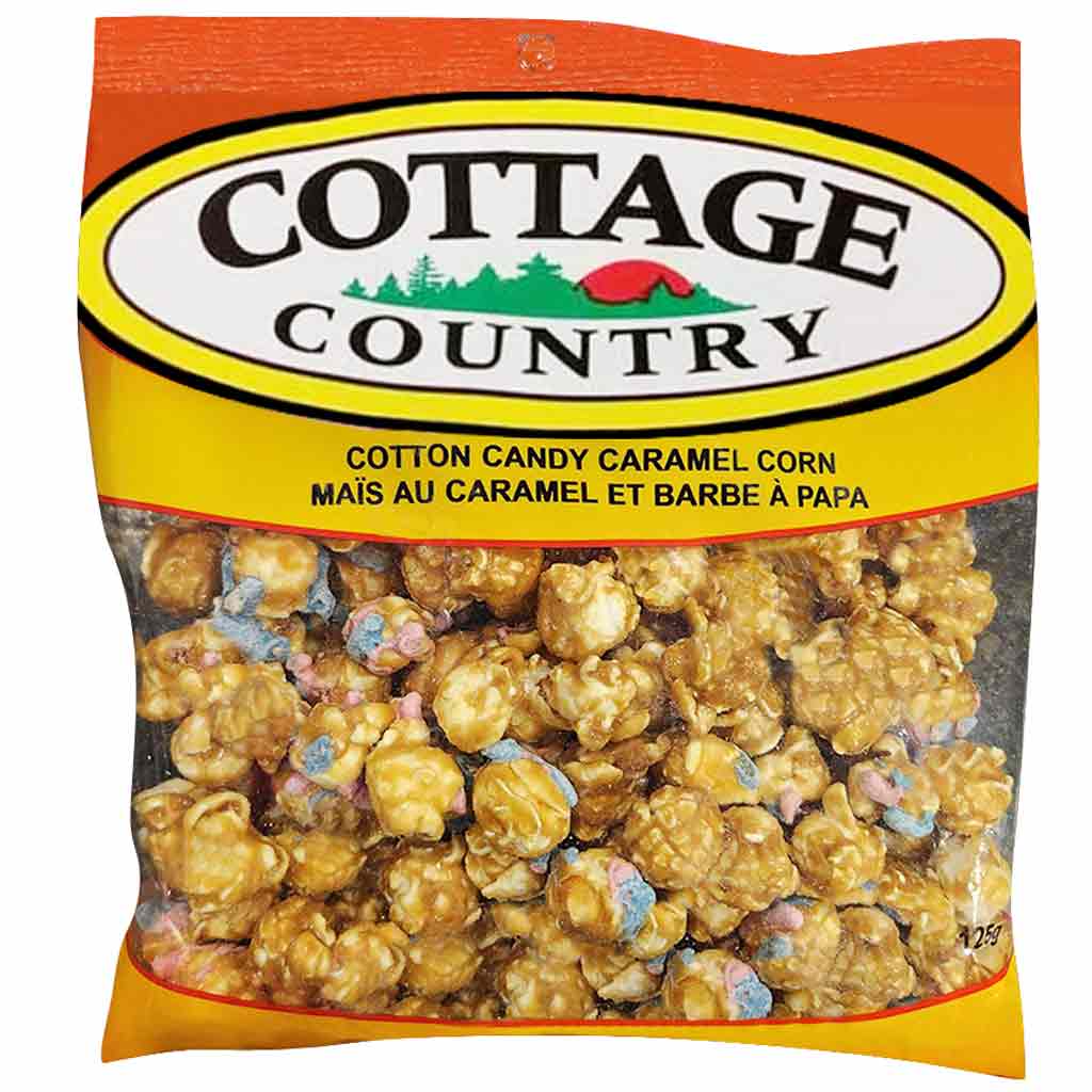 COTTAGE COUNTRY COTTON CANDY CARAMEL CORN 125G