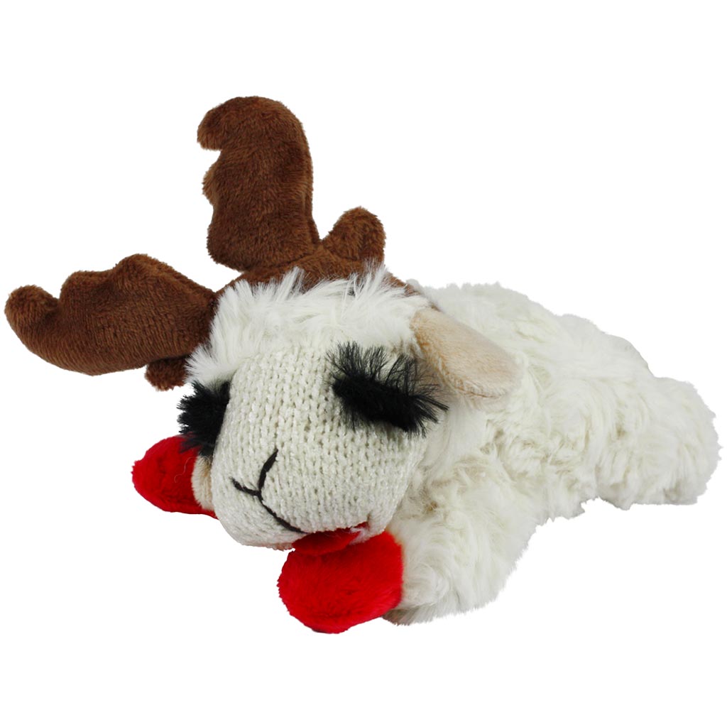 DV - MULTIPET LAYING DOWN LAMB CHOP W ANTLERS 10.5&quot;