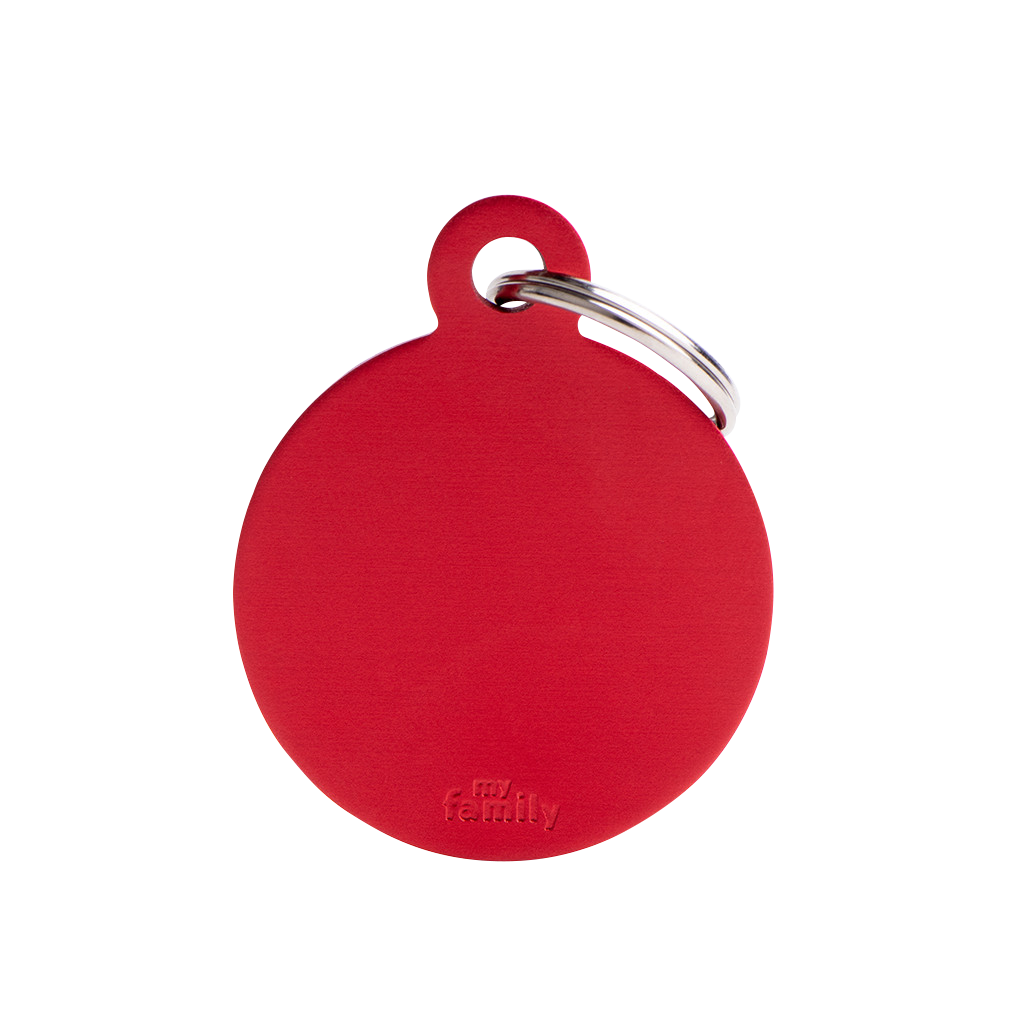 MY FAMILY BASIC ALUMINUM ROUND RED L