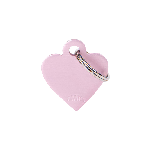MY FAMILY BASIC ALUMINUM HEART PINK S