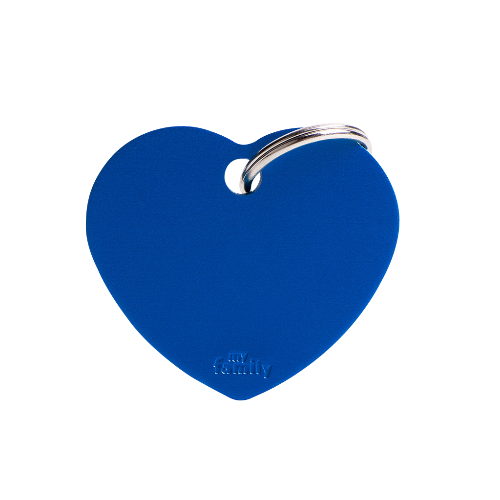 DMB - MY FAMILY BASIC ALUMINUM HEART BLUE L