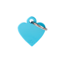 [10090012] MY FAMILY ALUMINUM HEART LIGHT BLUE S