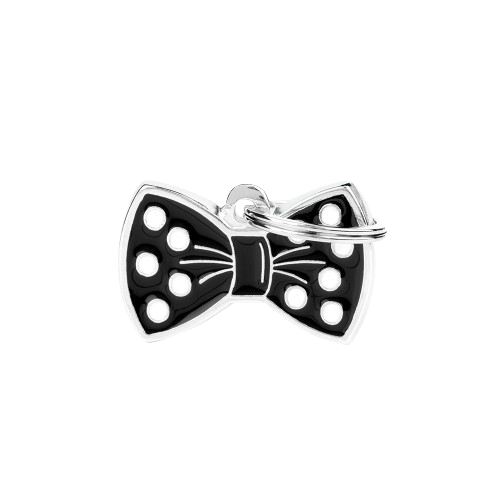 MY FAMILY CHARMS BOW TIE BLACK