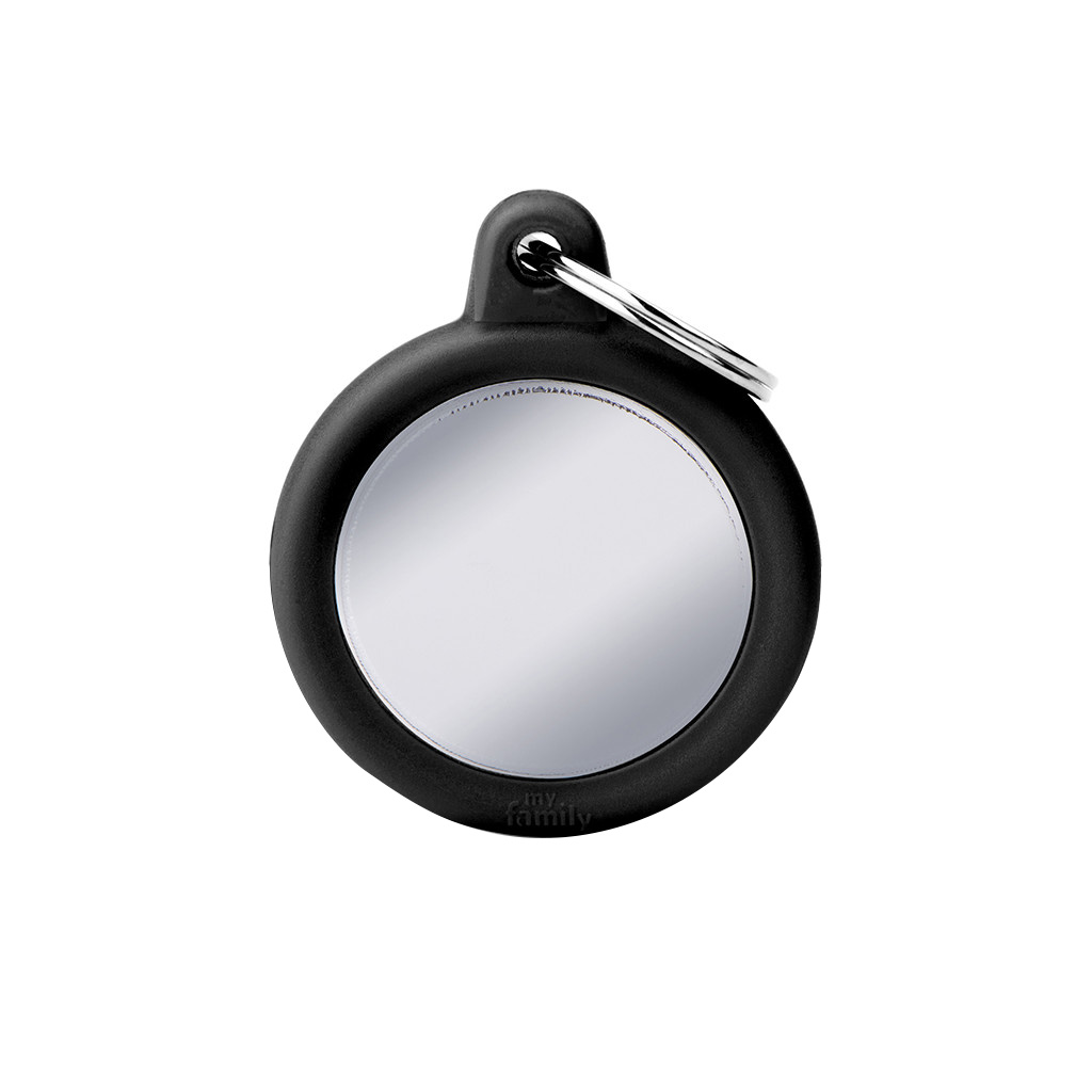 DMB - MY FAMILY HUSHTAG CIRCLE CHROME &amp; BLACK