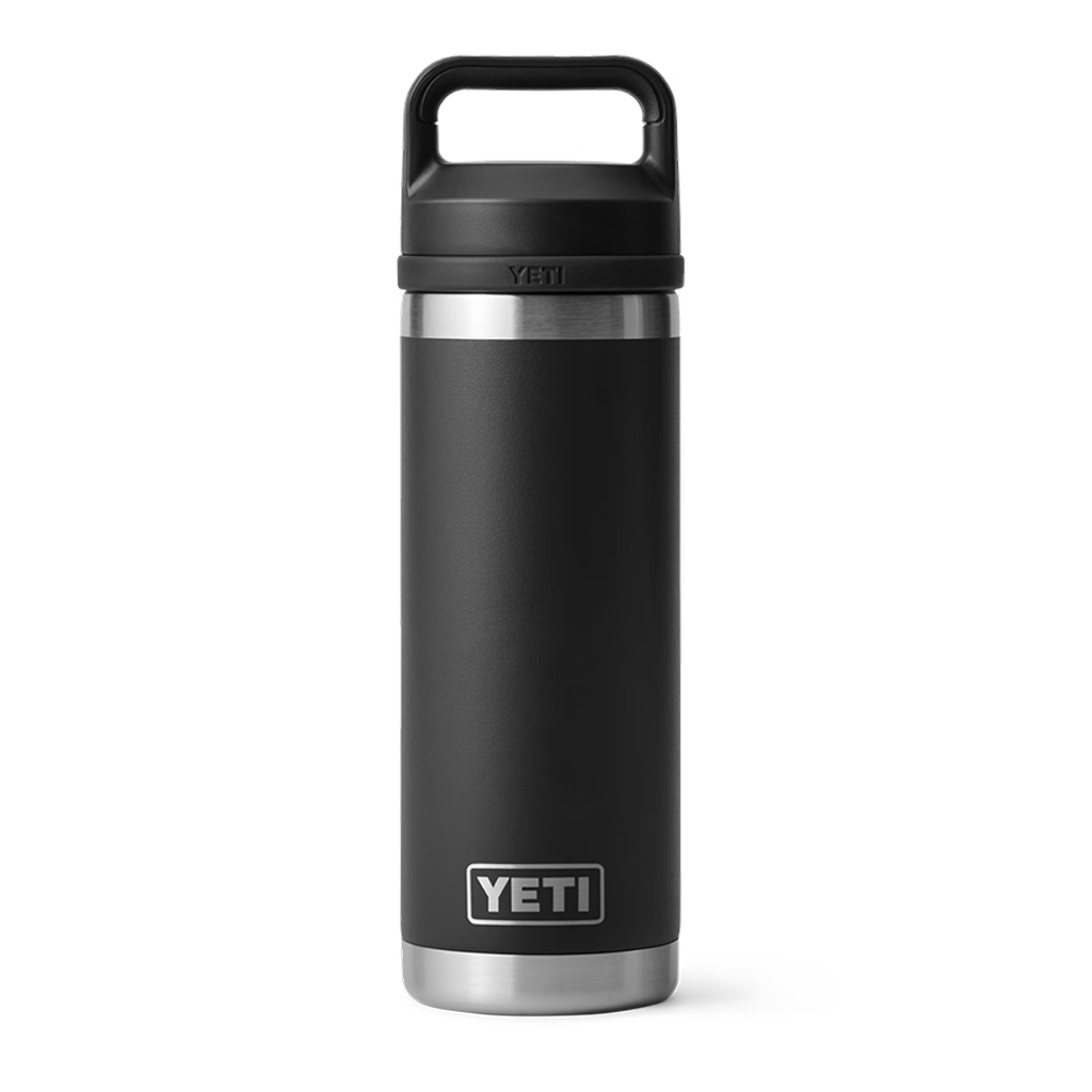 DR - YETI RAMBLER BOTTLE W/CHUG BLACK 18OZ/532ML