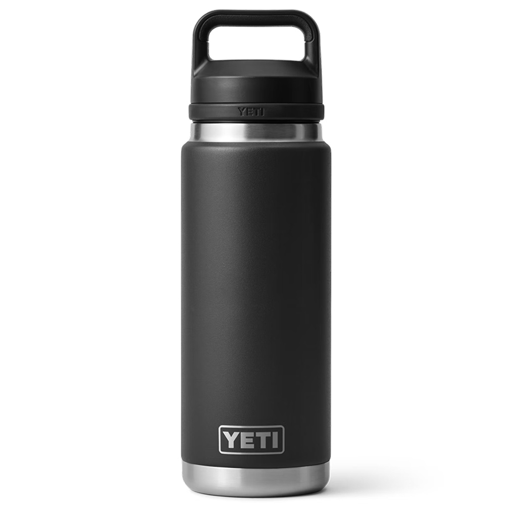 DR - YETI RAMBLER BOTTLE W/CHUG BLACK 26OZ/769ML