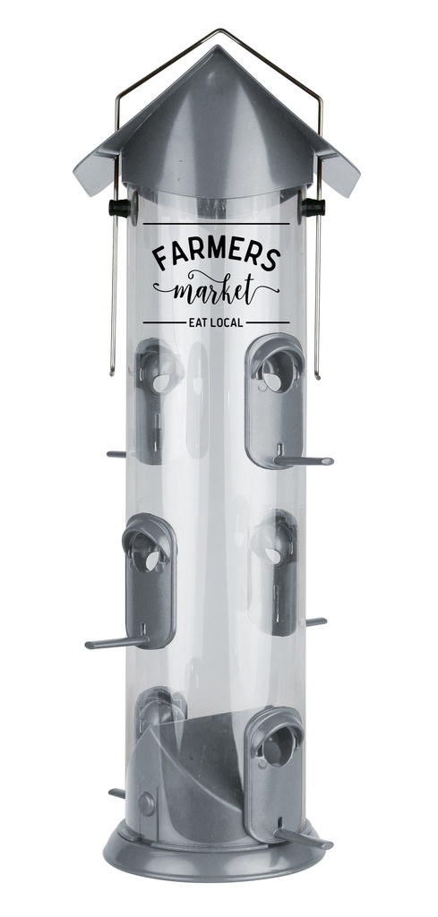 DMB - WILD WINGS FARMHOUSE DELUXE EASY CLEAN METAL FEEDER 3QT
