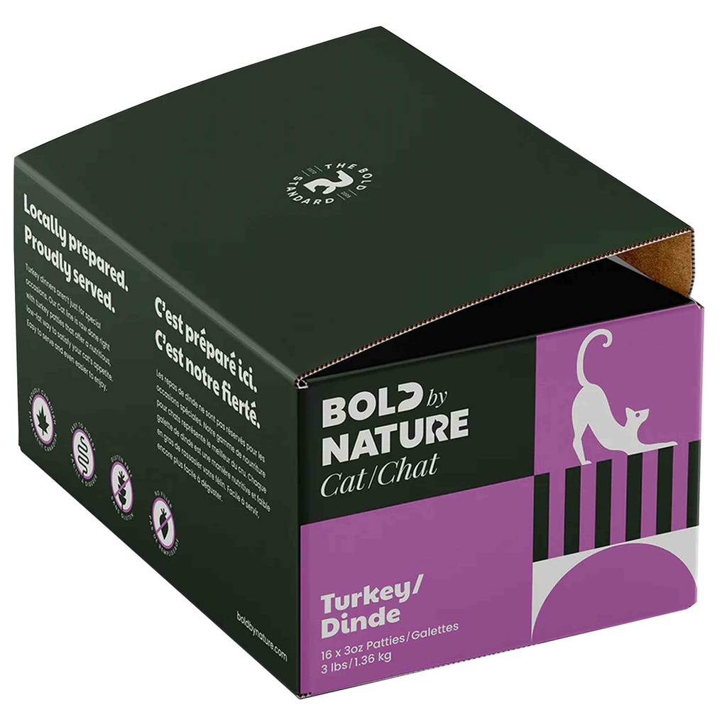 BBN CAT TURKEY PATTIES 3LBS