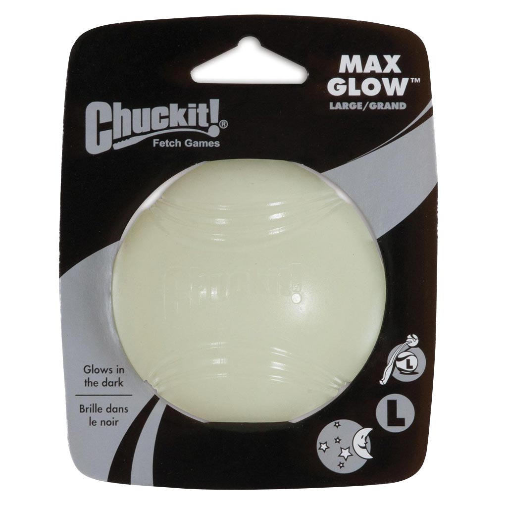 CHUCKIT NIGHTPLAY MAX GLOW BALL LRG 1PK