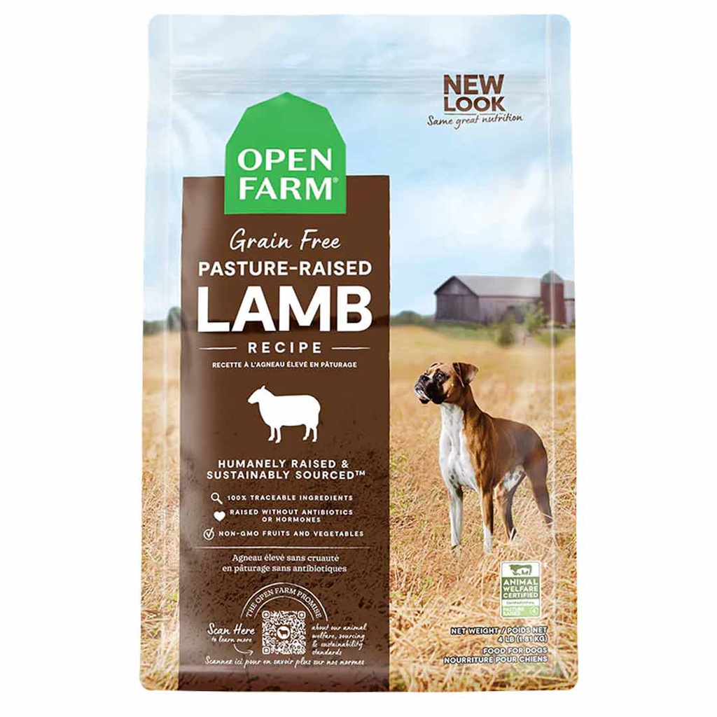 OPEN FARM DOG PASTURE RAISED LAMB 11lb