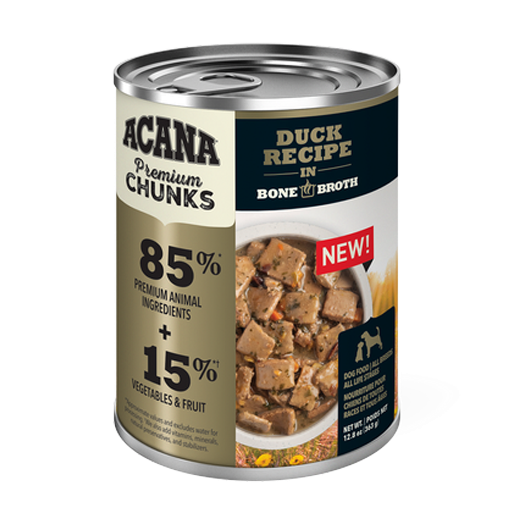 ACANA DOG DUCK RECIPE IN BONE BROTH 12.8OZ