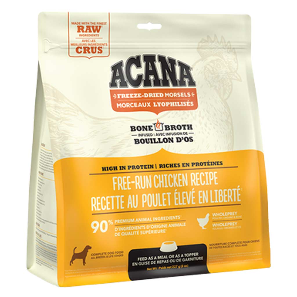 ACANA DOG FREEZE DRIED MORSELS CHICKEN RECIPE 227G