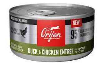ORIJEN CAT DUCK &amp; CHICKEN ENTREE 85g (3OZ)
