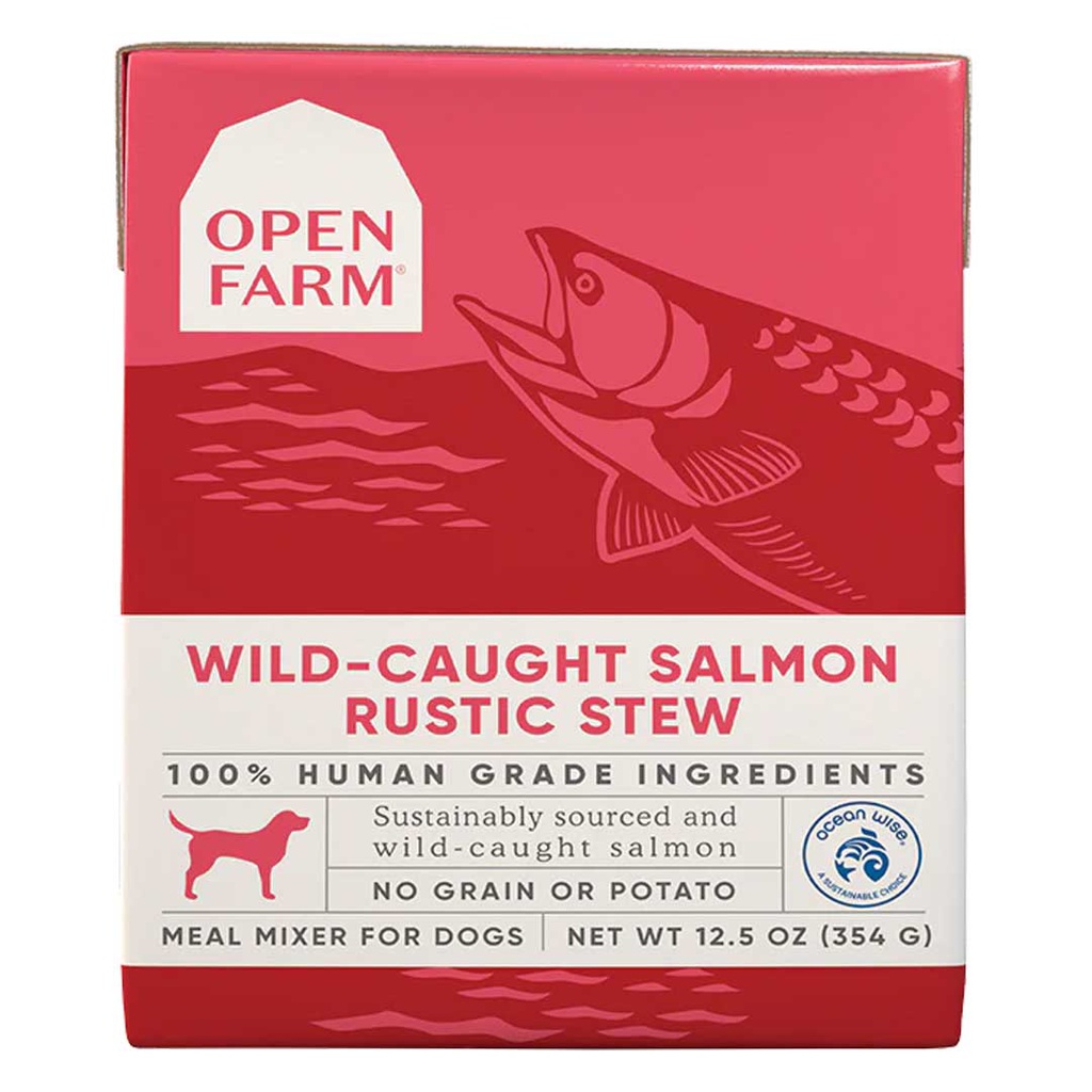 OPEN FARM DOG RUSTIC STEW WILD CAUGHT SALMON 12.5OZ