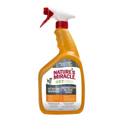 NATURE'S MIRACLE ORANGE OXY STAIN &amp; ODOR REMOVER 32OZ