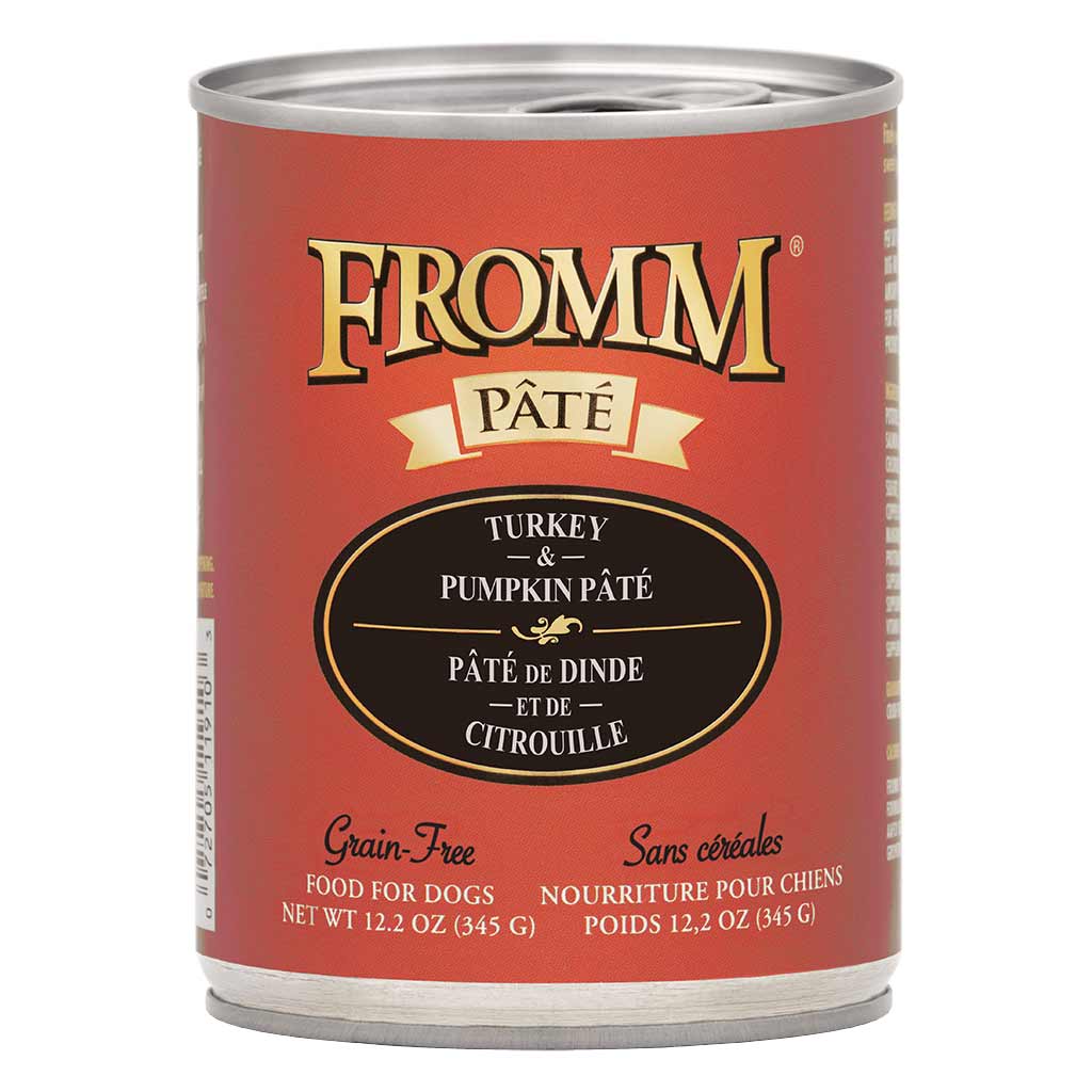 FROMM DOG TURKEY &amp; PUMPKIN PATE 12.2OZ