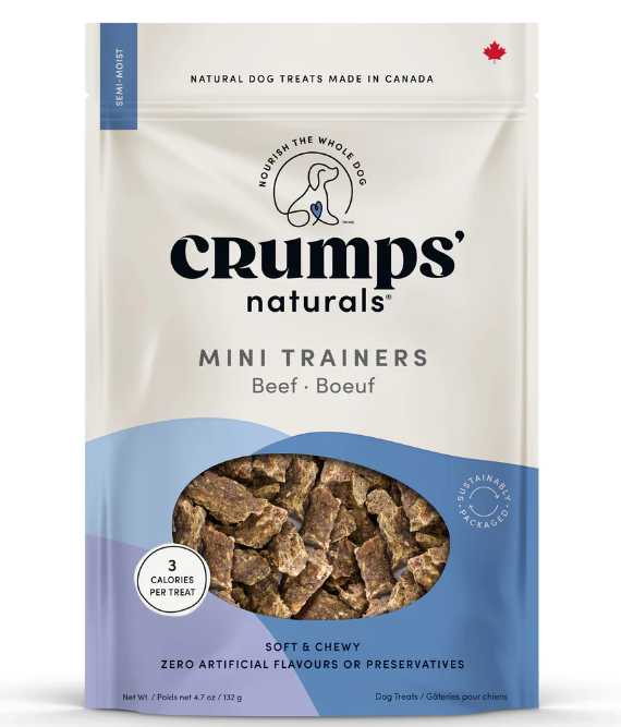 CRUMPS MINI TRAINERS BEEF SEMI MOIST 132G