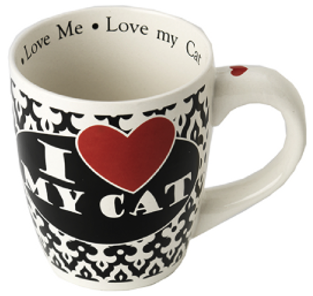 DMB - PETRAGEOUS I LOVE MY CAT JUMBO MUG 28OZ