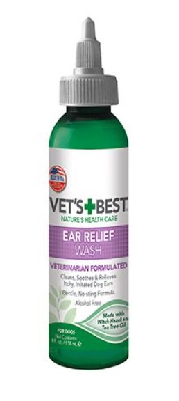 VETS BEST EAR RELIEF WASH 118ML (4OZ)