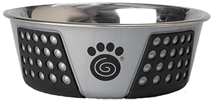 PETRAGEOUS FIJI BOWL LIGHT GRAY/BLACK 5.5"