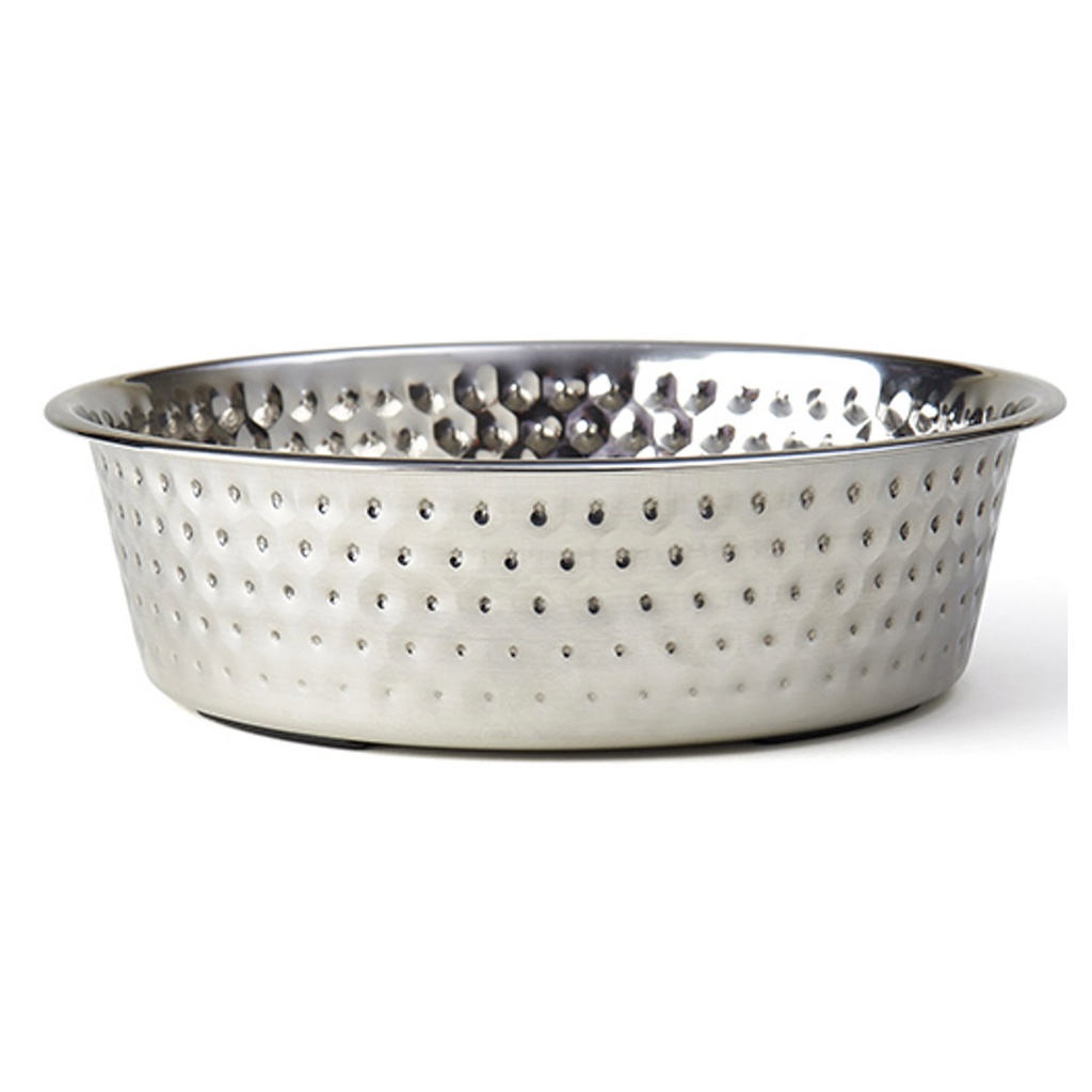 PETRAGEOUS CRETE HAMMERED STAINLESS BOWL 7.68" 1.24QT