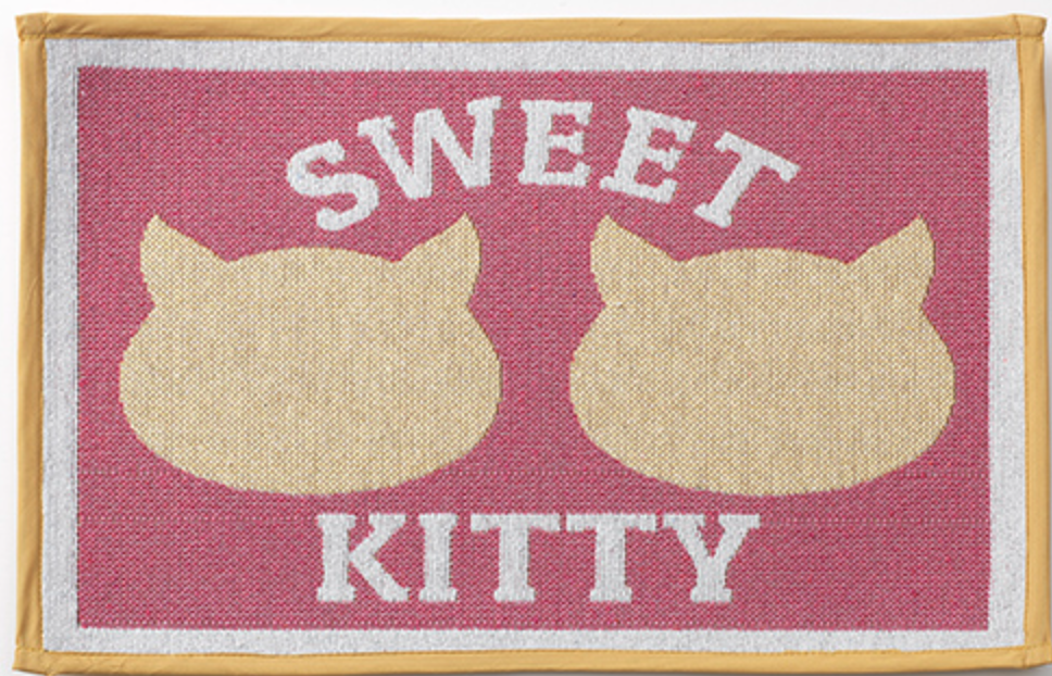 DMB - PETRAGEOUS SWEET KITTY TAPESTRY PLACEMAT PINK