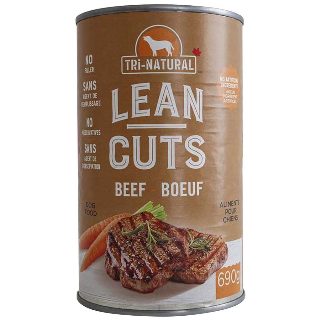 DV - TRI-NATURAL DOG LEAN CUTS BEEF 400G