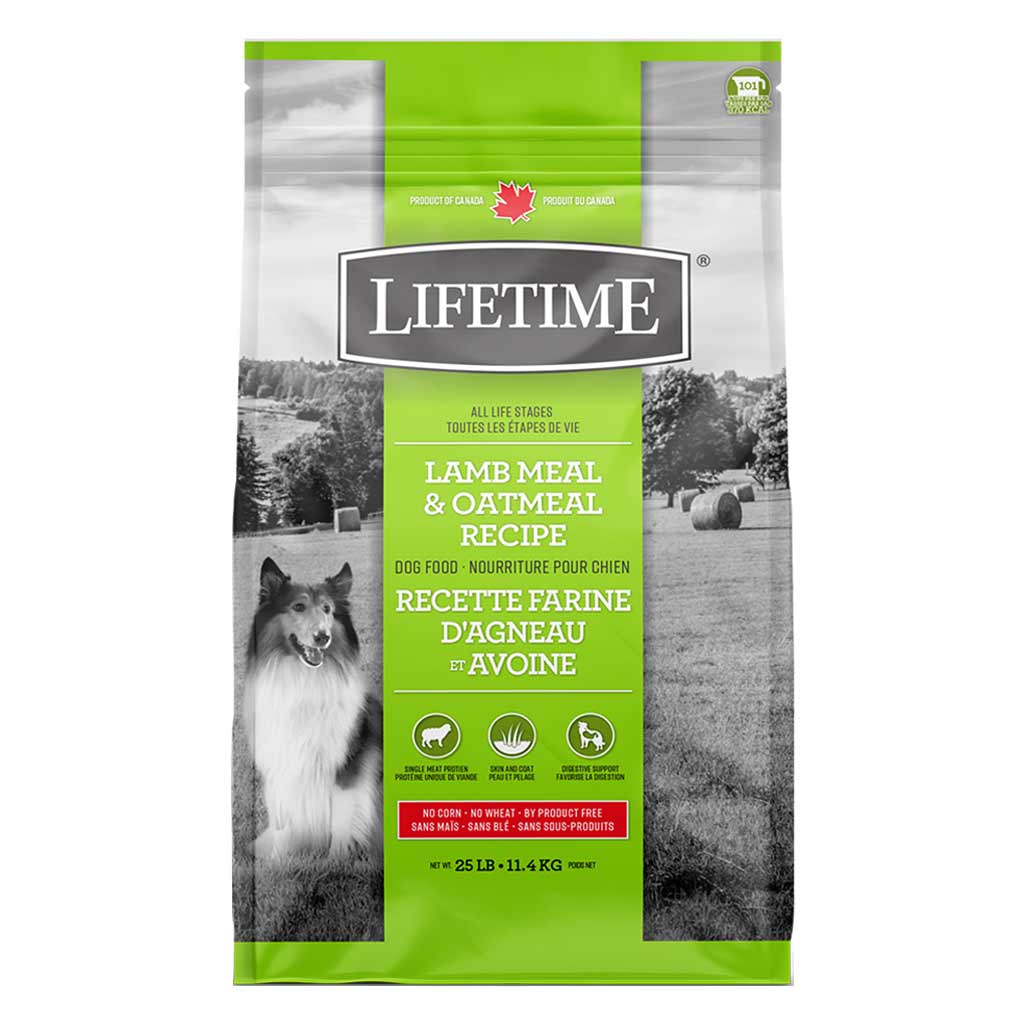 SO - LIFETIME DOG ALL LIFE STAGES LAMB &amp; OATMEAL 25LB