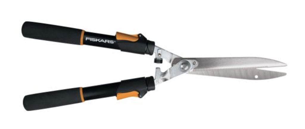 FISKARS 391690 POWER-LEVEL EXTENDABLE HEDGE SHEARS 25"-33"