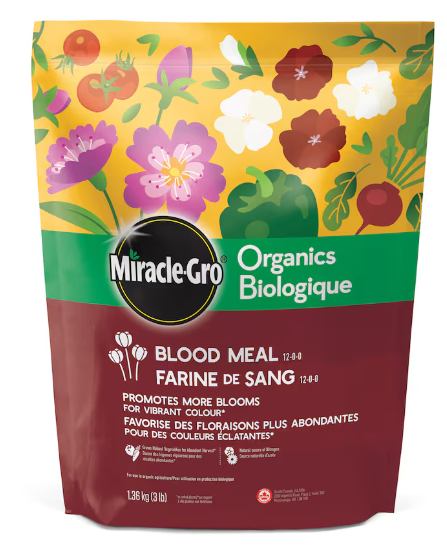 MIRACLE GRO ORGANICS BLOOD MEAL 12-0-0 1.36KG