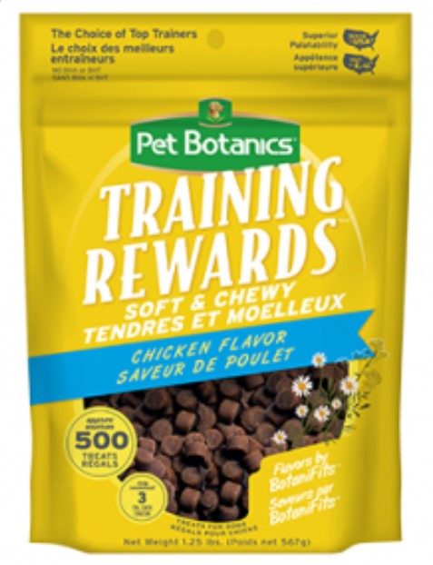 PET BOTANICS SOFT &amp; CHEWY TRAINING REWARDS CHICKEN 20OZ