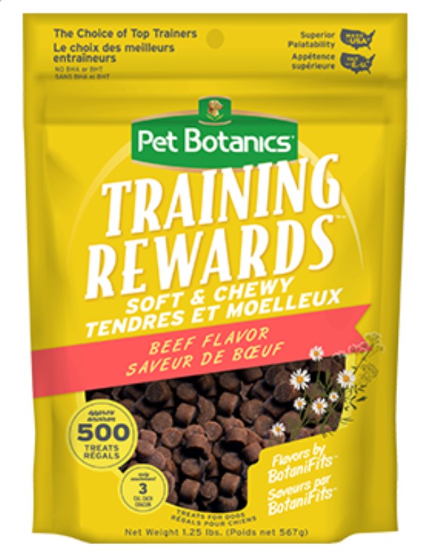 PET BOTANICS SOFT &amp; CHEWY TRAINING REWARDS BEEF 20OZ