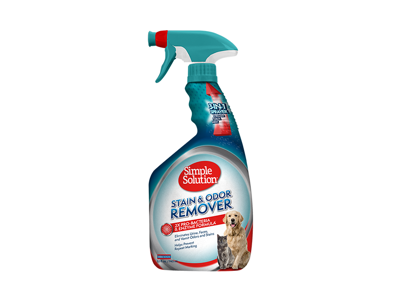 SIMPLE SOLUTION STAIN & ODOR REMOVER SPRAY 32OZ