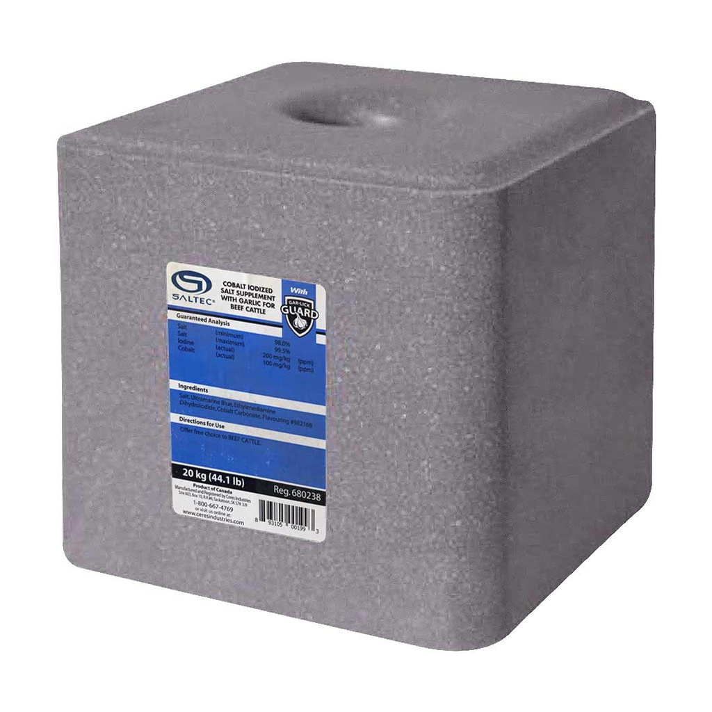 SALTEC COBALT BLOCK 20KG (BLUE/GARLIC)